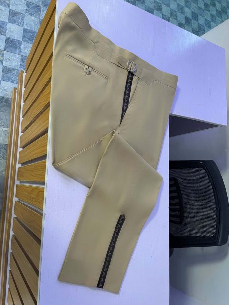 Khaki custom pants