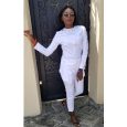 Female White agbada set