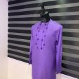 A Lavender Kaf with a stunning embroidery design on the front