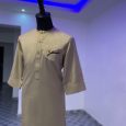 Simple striped beige kaf