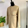 Beige with a celtic knot pocket design