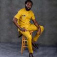 Mustard Swiss Kaftan Set