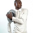 Light grey striped kaftan X collar and stylish pockets