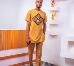 Vintage designed Gold Kaftan
