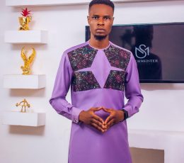 Vintage designed Lilac kaftan