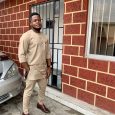 Simple striped beige kaf