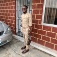 Simple striped beige kaf