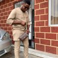 Simple striped beige kaf